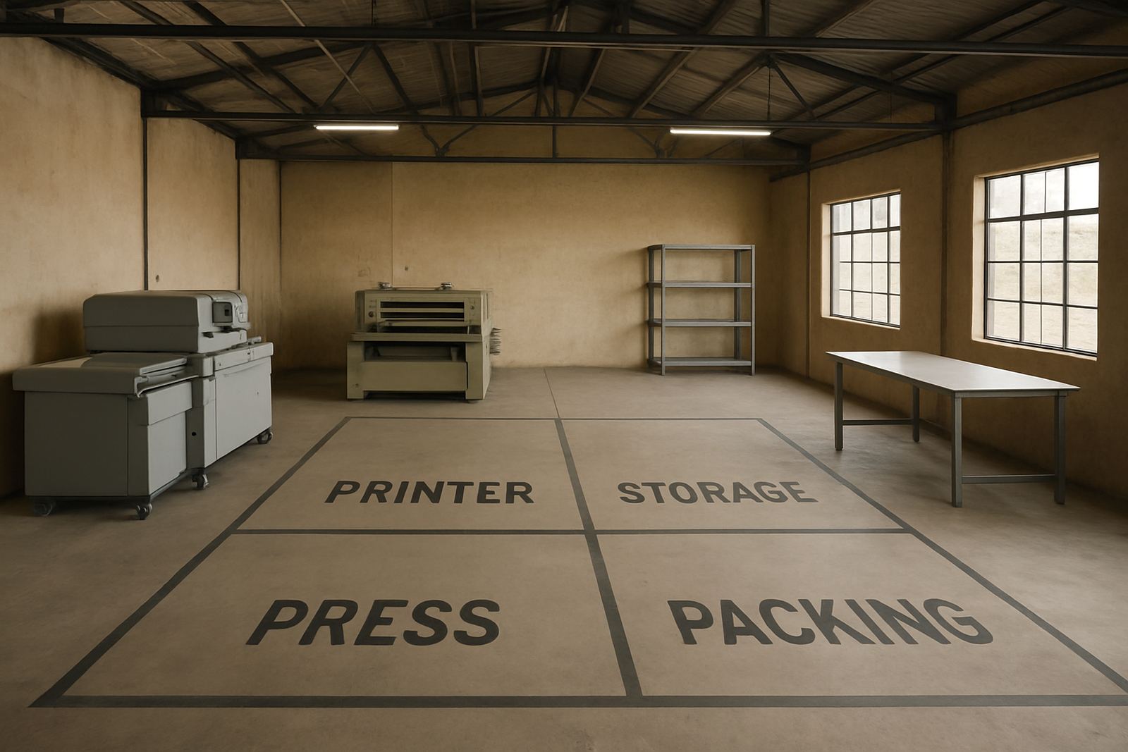 Setting Up Print Room
