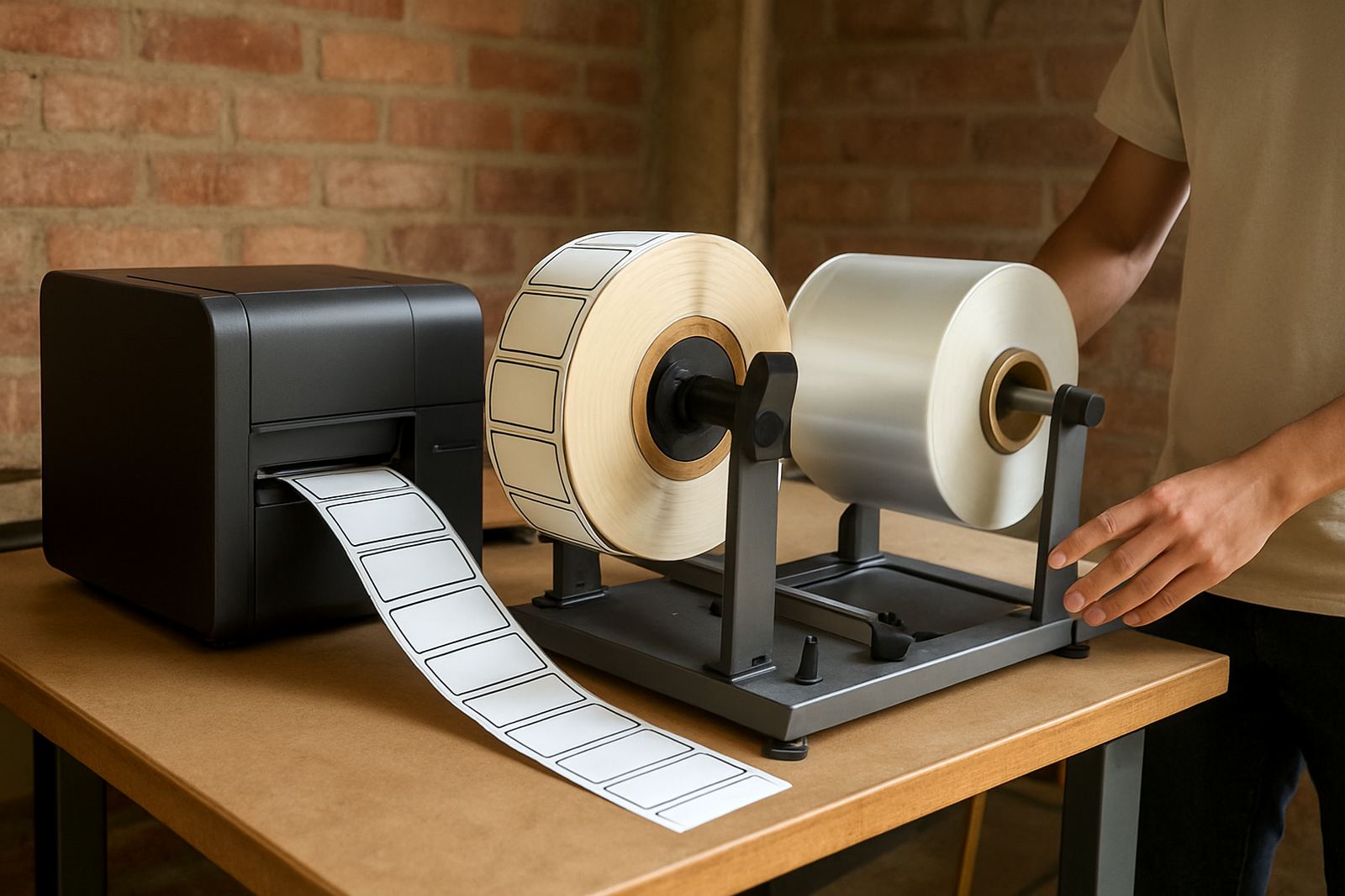Roll Label Printer